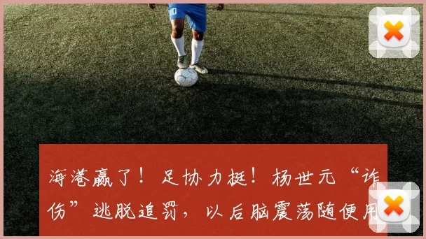 海港赢了！足协力挺！杨世元“诈伤”逃脱追罚，以后脑震荡随便用